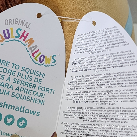 LADY 🐶🇬🇧 UK Brown Dog Fluffy Ears Disney's Lady & the Tramp Squishmallow NWT - Picture 4 of 10